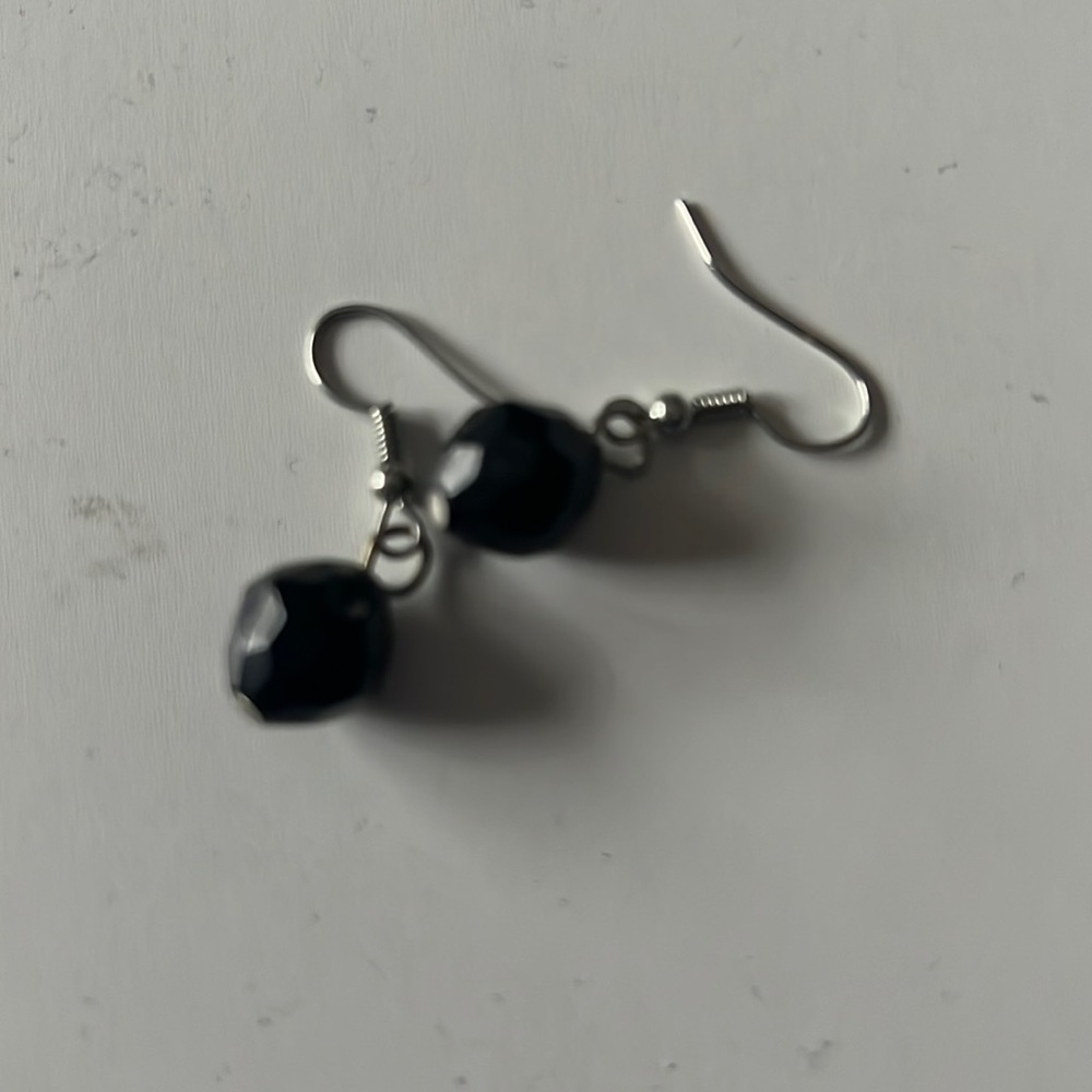 Black earrings